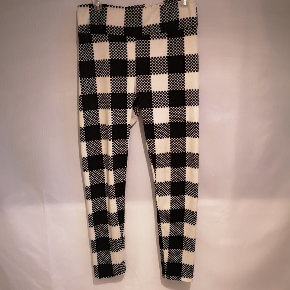 No Boundaries Youth's Size Large (11-13) Fleece Black & White Lounge Pants